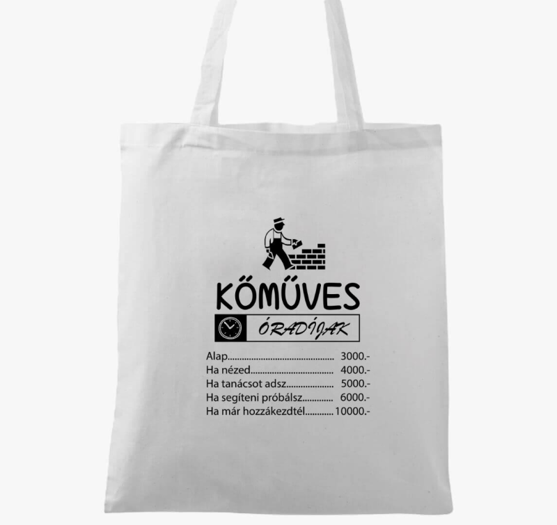 Kőműves vászontáska