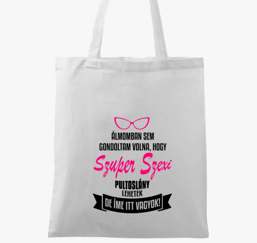 Szexi pultoslány vászontáska...