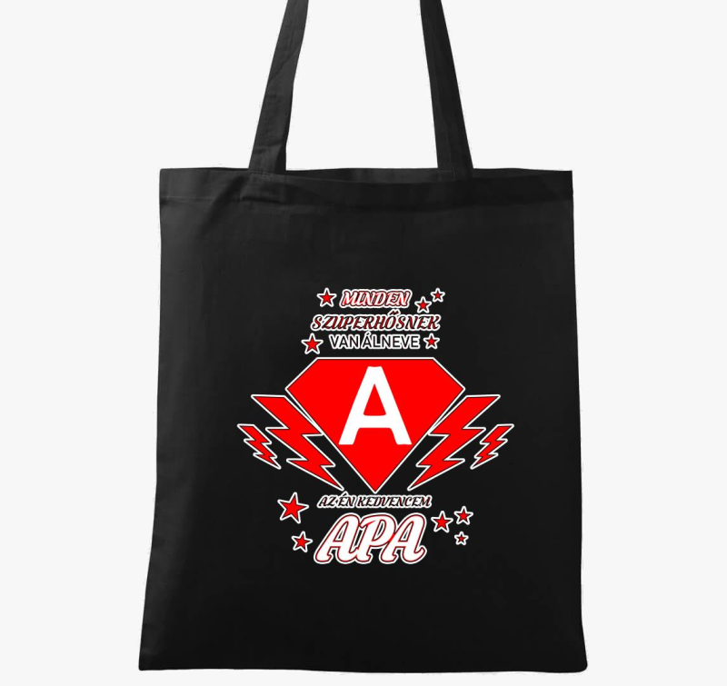 Apa a szuperhősöm vászontáska
