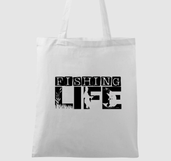 Fishing LIFE vászontáska - Horgászat az élet!