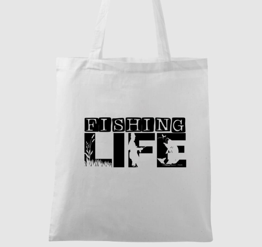 Fishing LIFE vászontáska - Hor...