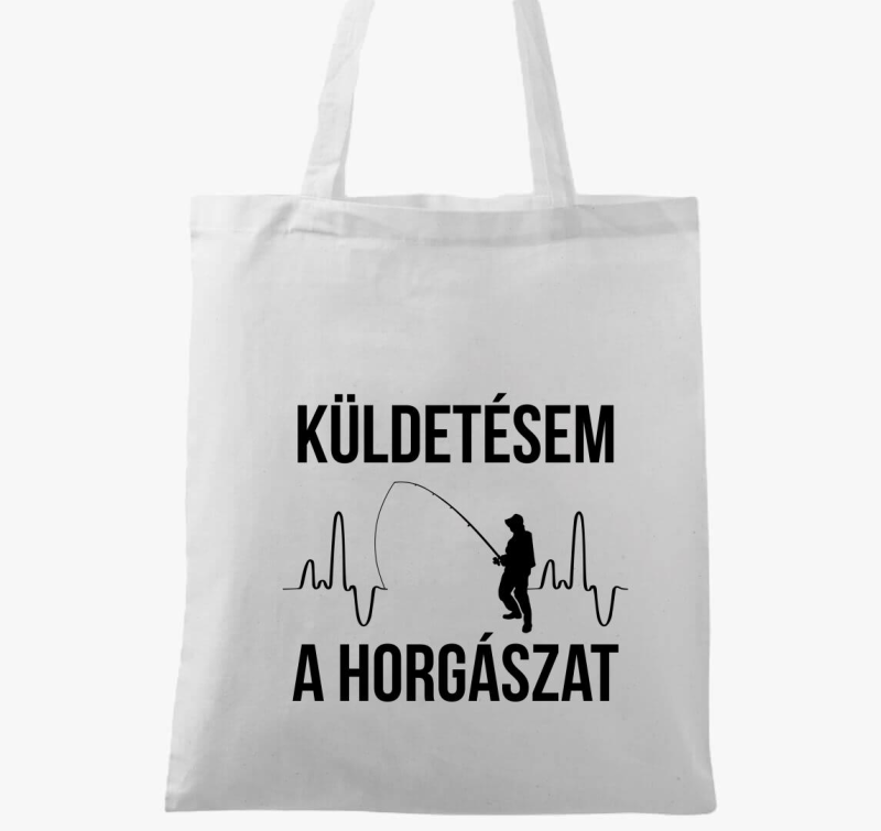 Küldetésem a horgászat vászontáska