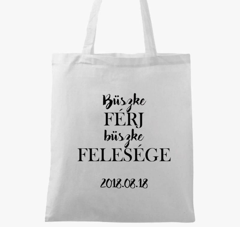 Büszke férj vászontáska