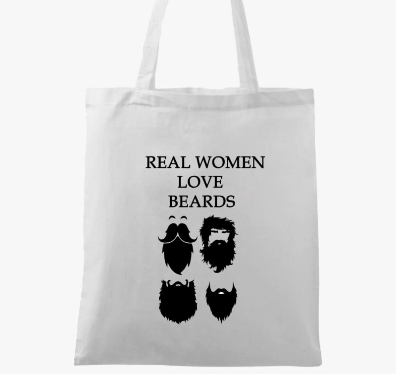 Az igazi nők szeretik a szakállat vászontáska