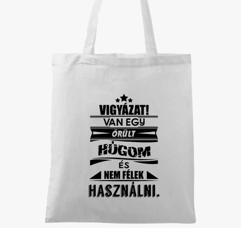Őrült húg vászontáska
