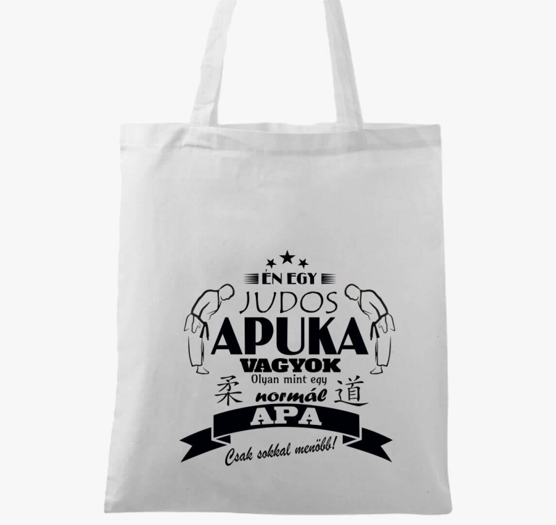 Judo-s Apuka vászontáska