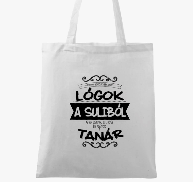 Lógós Tanár 2 vászontáska