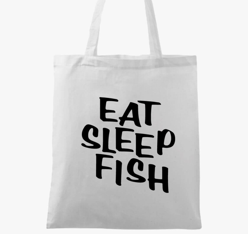 Egyél, aludj, horgássz! vászontáska