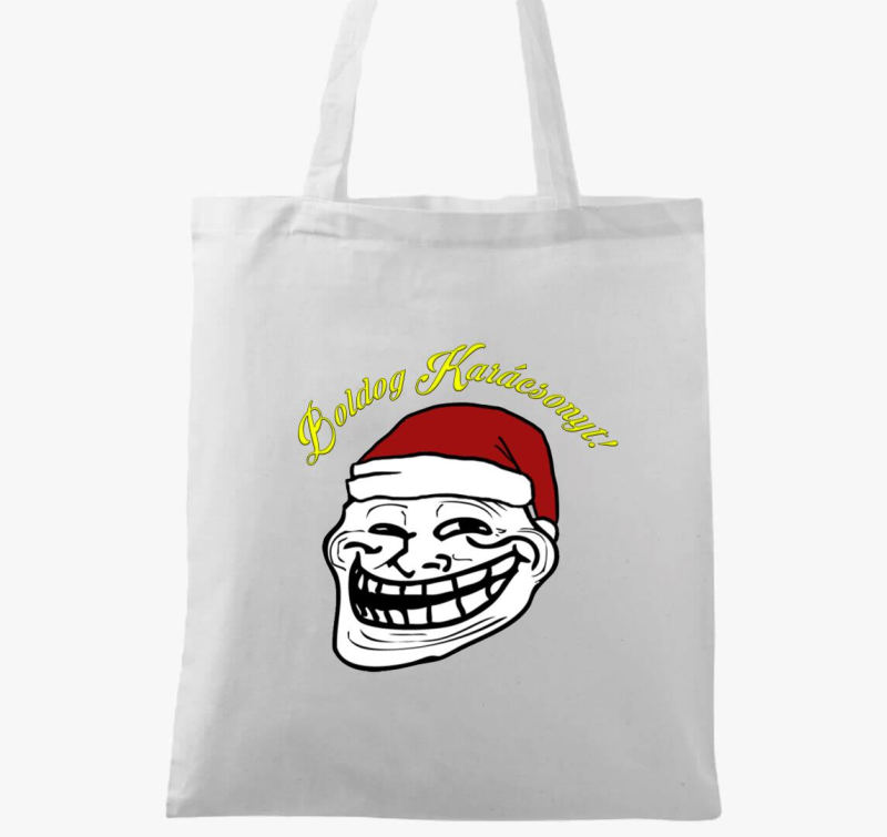 Boldog karácsonyt! Trololo vászontáska
