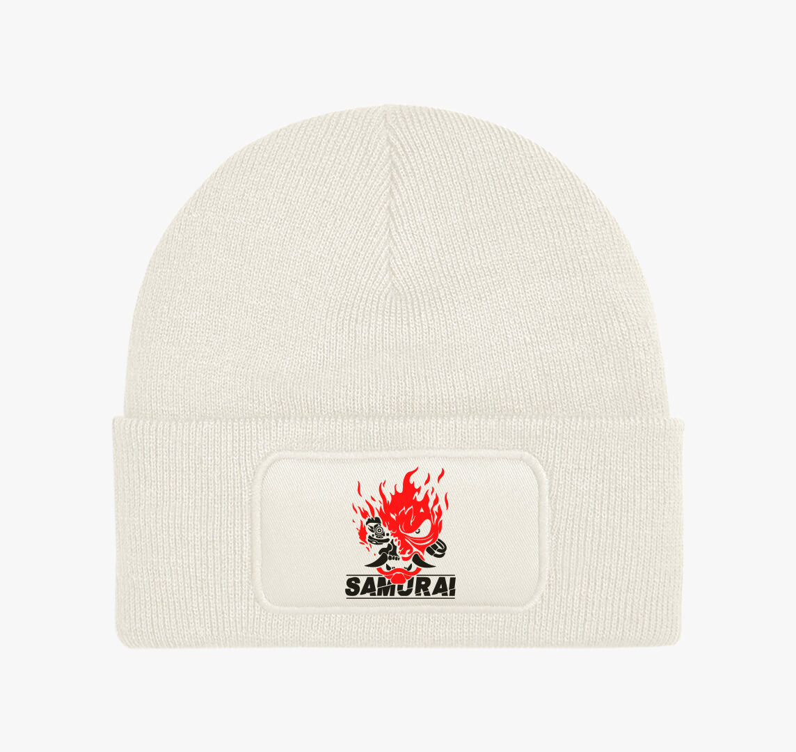 Samurai arc téli sapka — Fehér