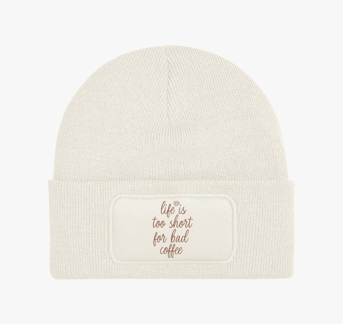 Bad coffee téli sapka — Fehér