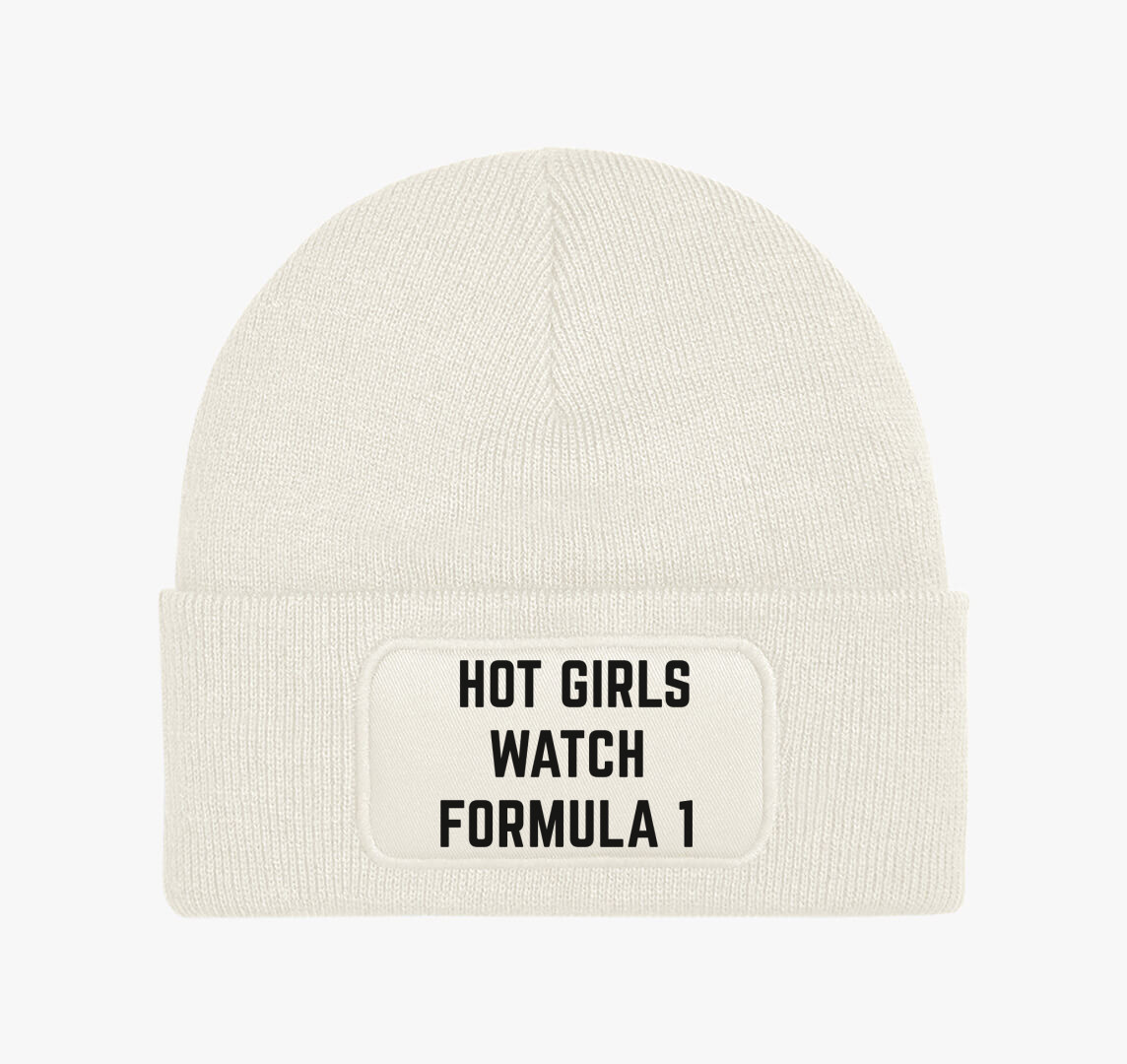 Girls F1 téli sapka — Fehér