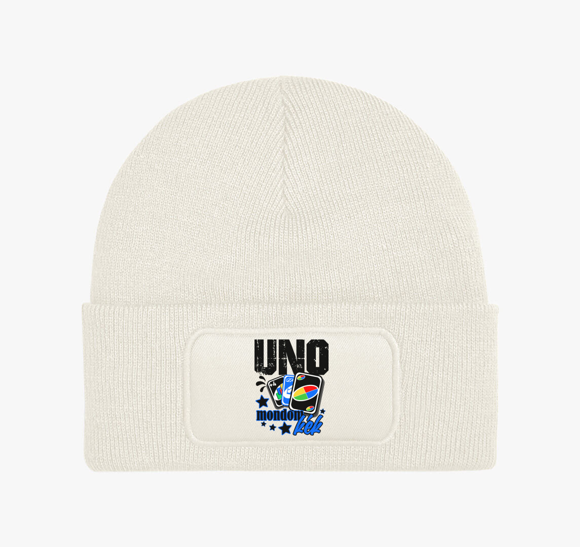 UNO mintás téli sapka