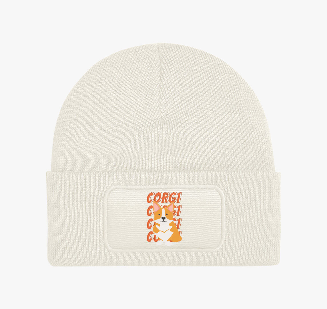 Corgi mintás téli sapka