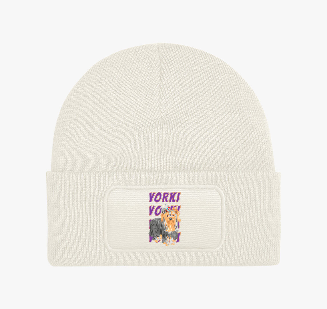 Yorki mintás téli sapka — Fehér