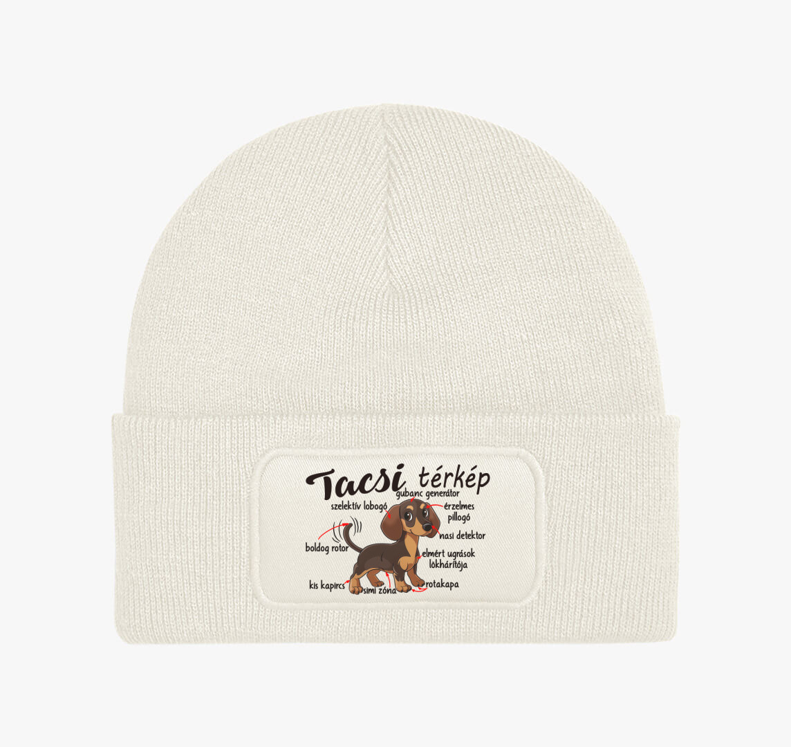 Tacsi részei, tacsi térkép téli sapka — Fehér