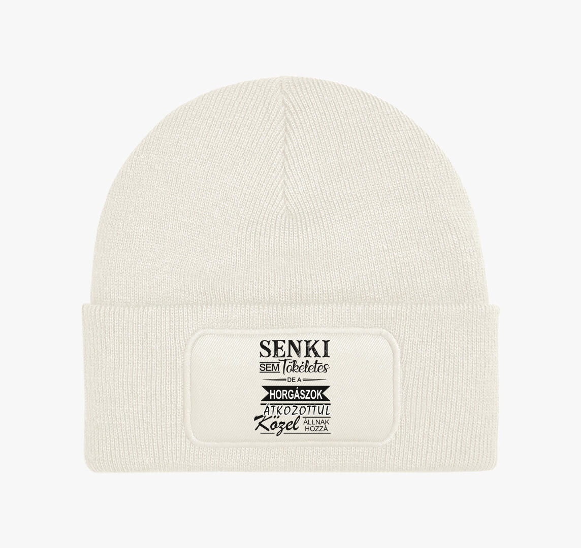 Tökéletes horgász téli sapka — Fehér