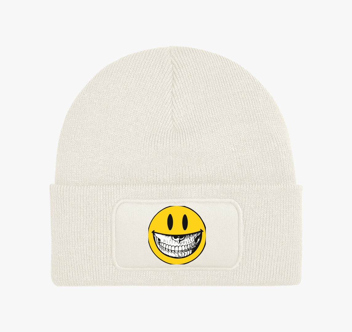 Koponyás smiley téli sapka