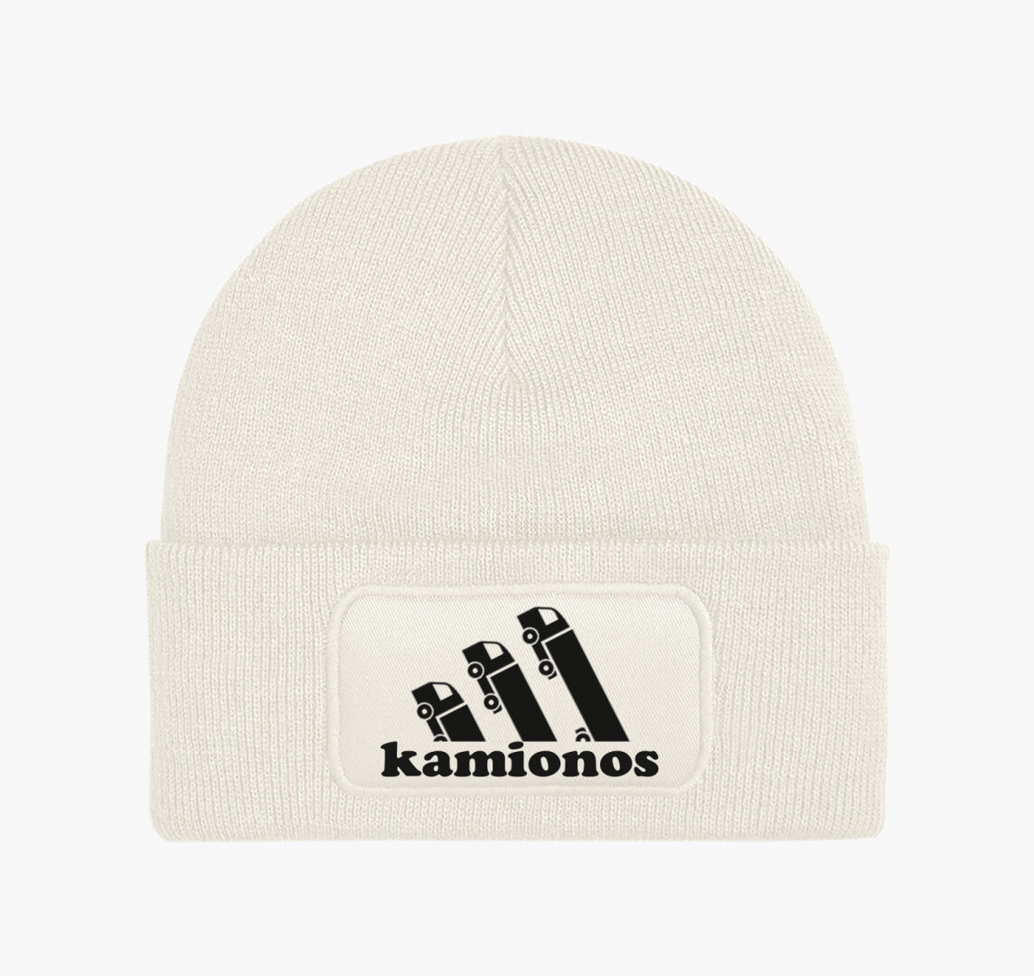 Kamionos téli sapka — Fehér