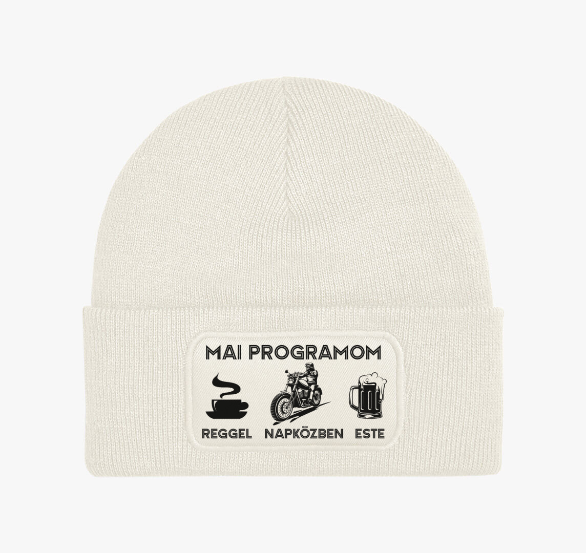 Napirend mai programom motorozás téli sapka