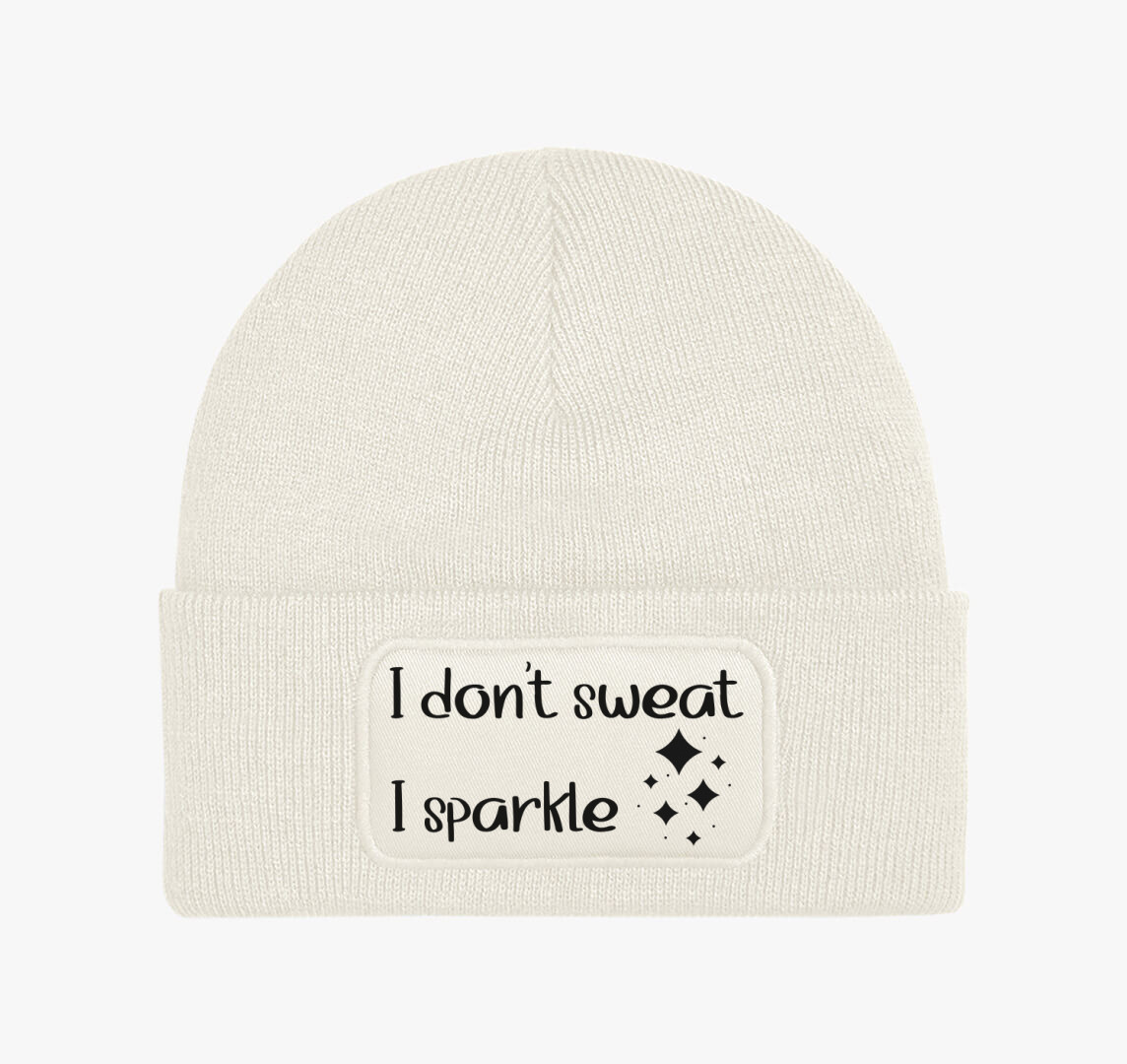 I don't sweat sparklings téli sapka
