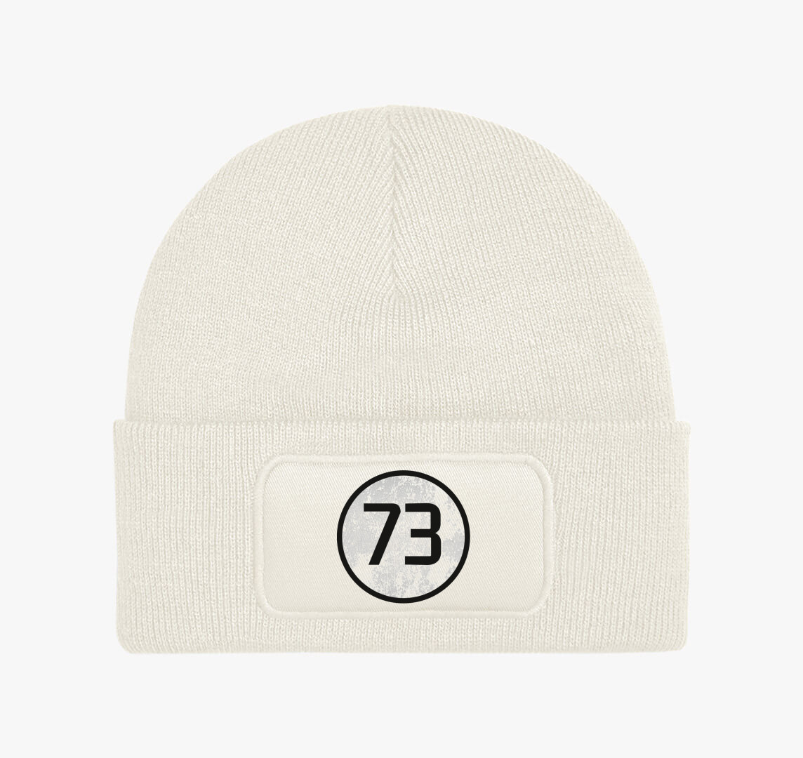73 prím (Sheldon) téli sapka — Fehér