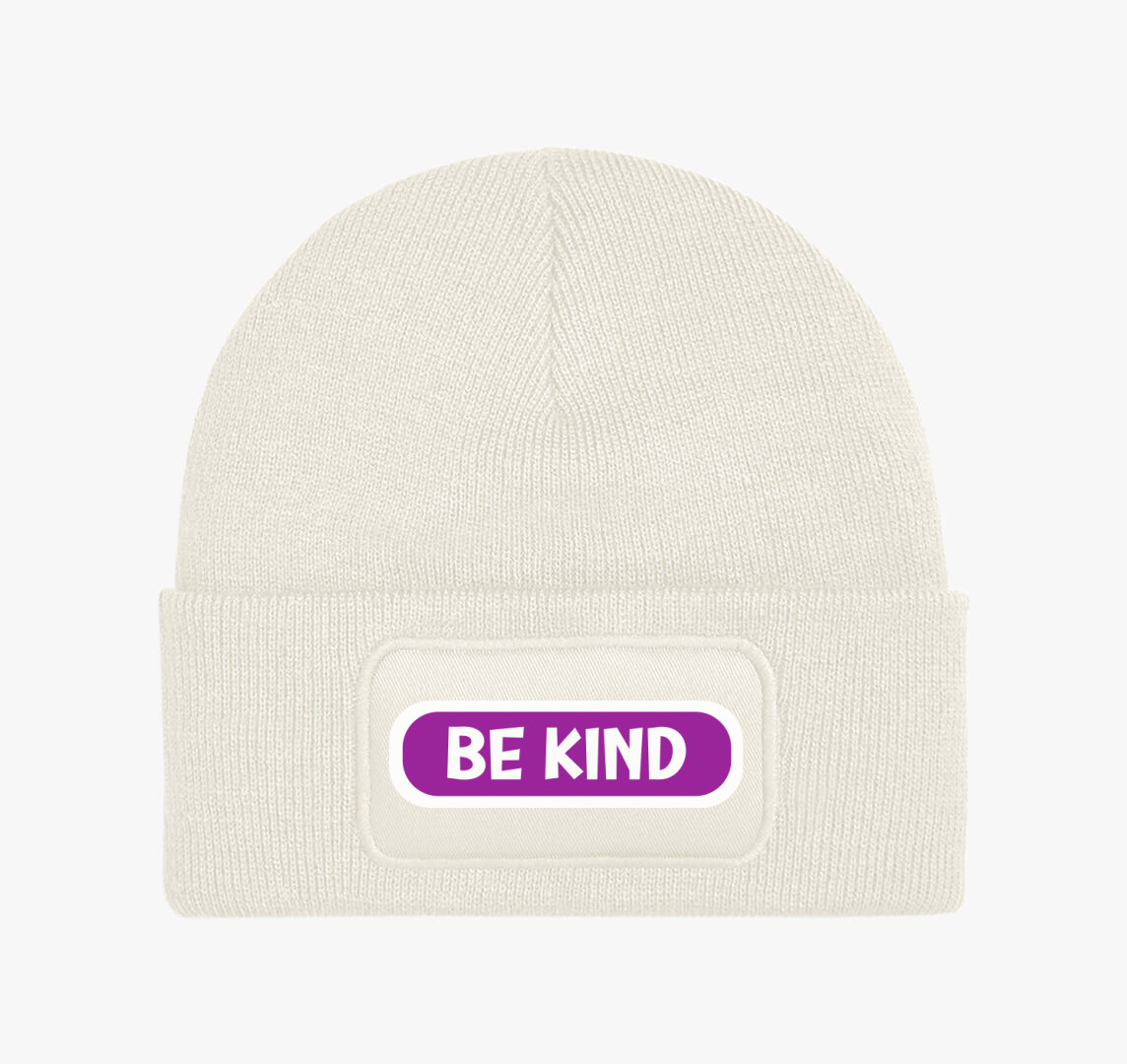Be kind lila téli sapka