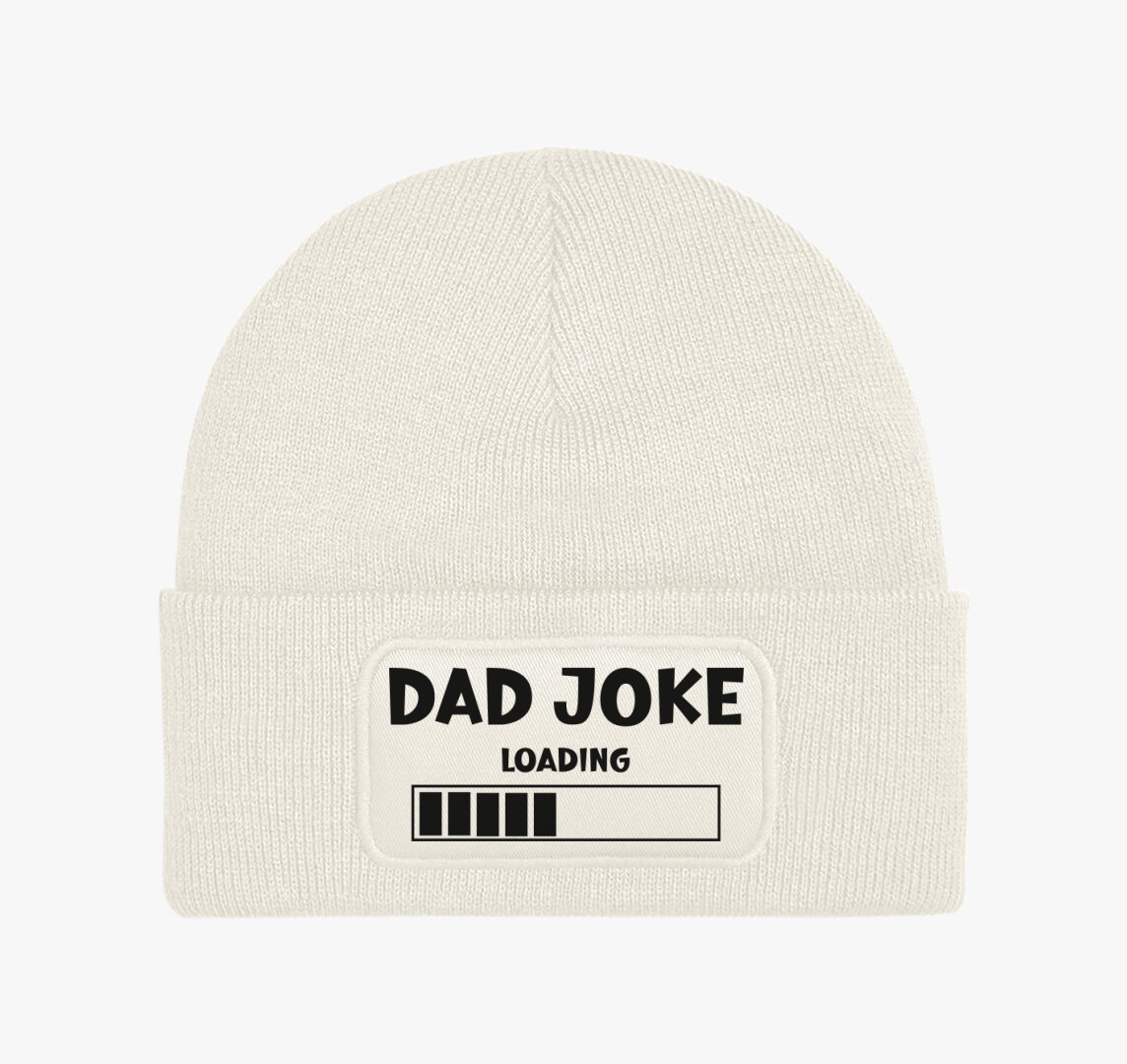 Dad joke loading téli sapka — Fehér