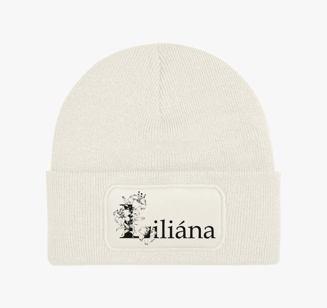 Liliána téli sapka — Fehér