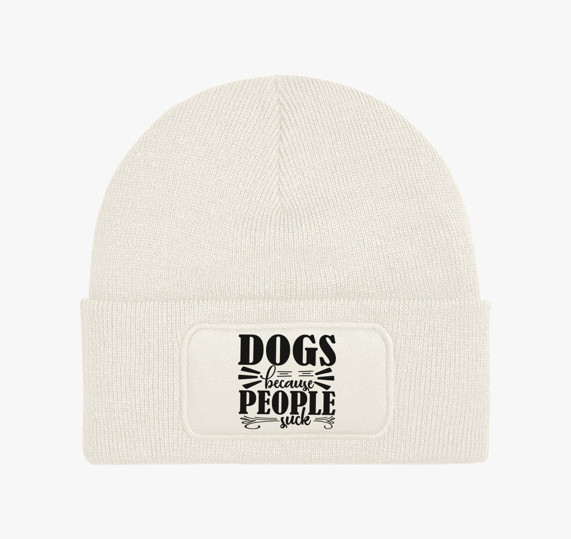 Dogs because téli sapka — Fehér