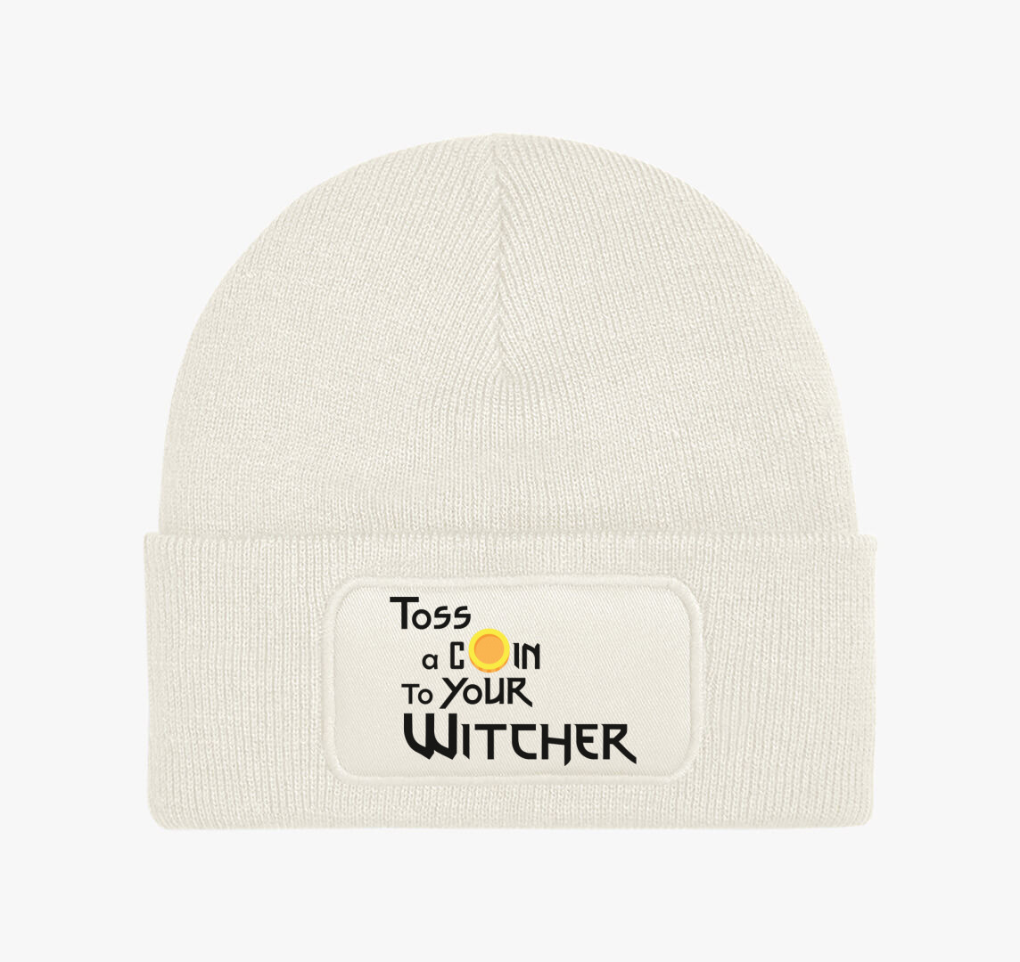 Toss a coin to your Witcher téli sapka — Fehér