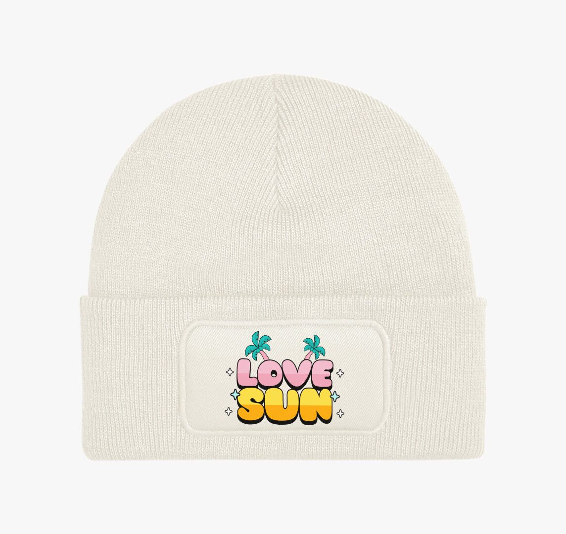 Love Sun téli sapka — Fehér