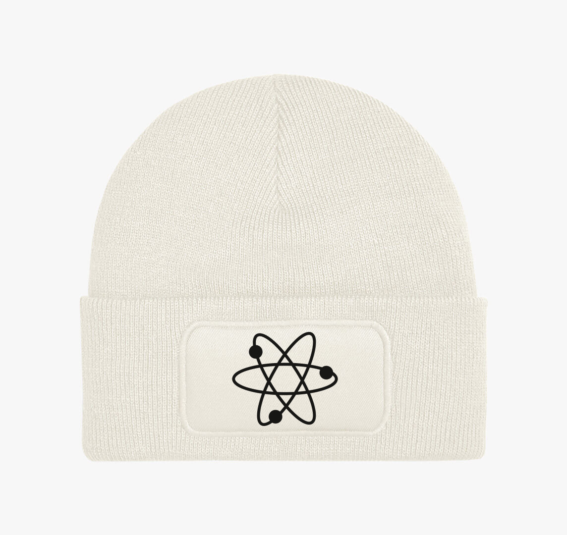 Atom téli sapka — Fehér