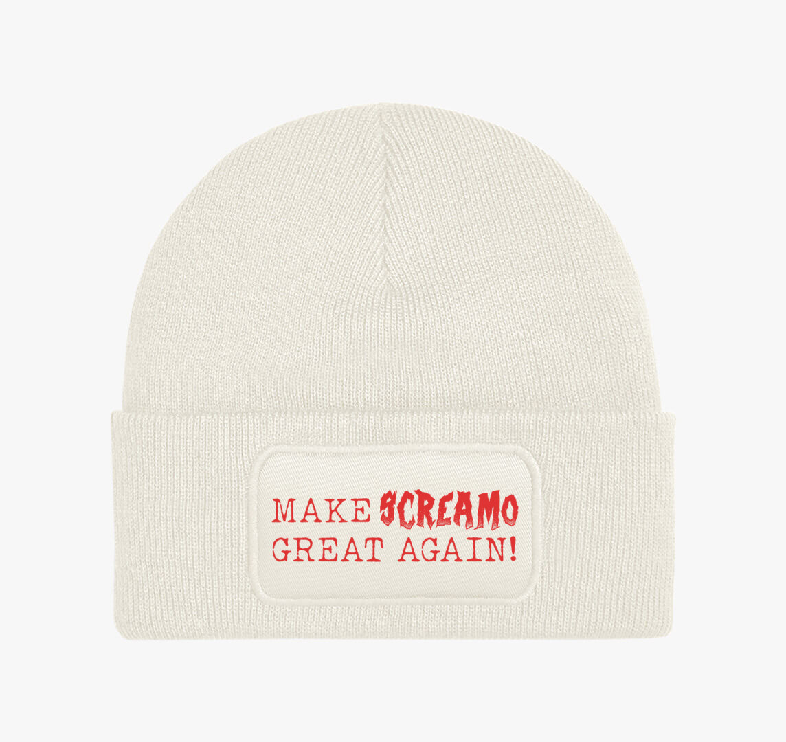 Make Sreamo Great Agan! téli sapka — Fehér