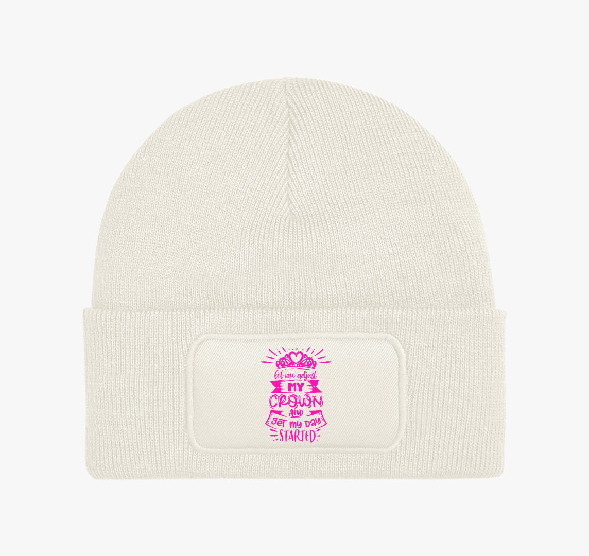 Adjust crown pink téli sapka — Fehér