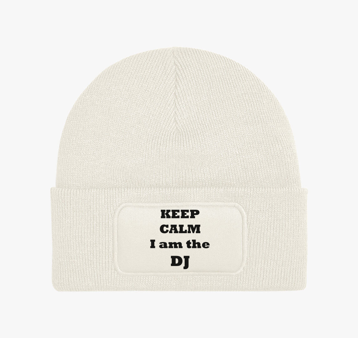 Keep calm DJ téli sapka