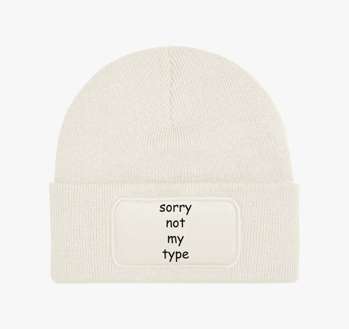 Comic sans type téli sapka — Fehér