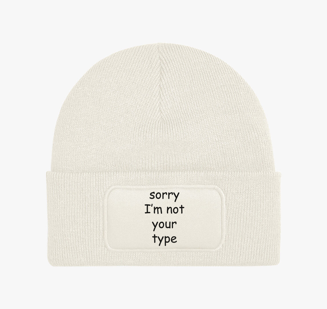 Comic sans sorry téli sapka — Fehér