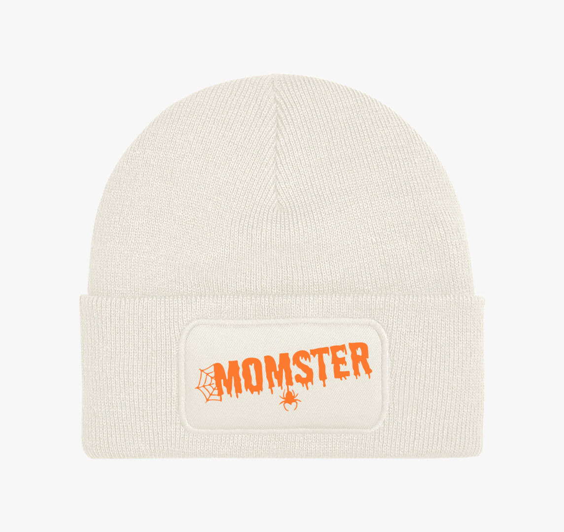 Halloween Momster téli sapka — Fehér