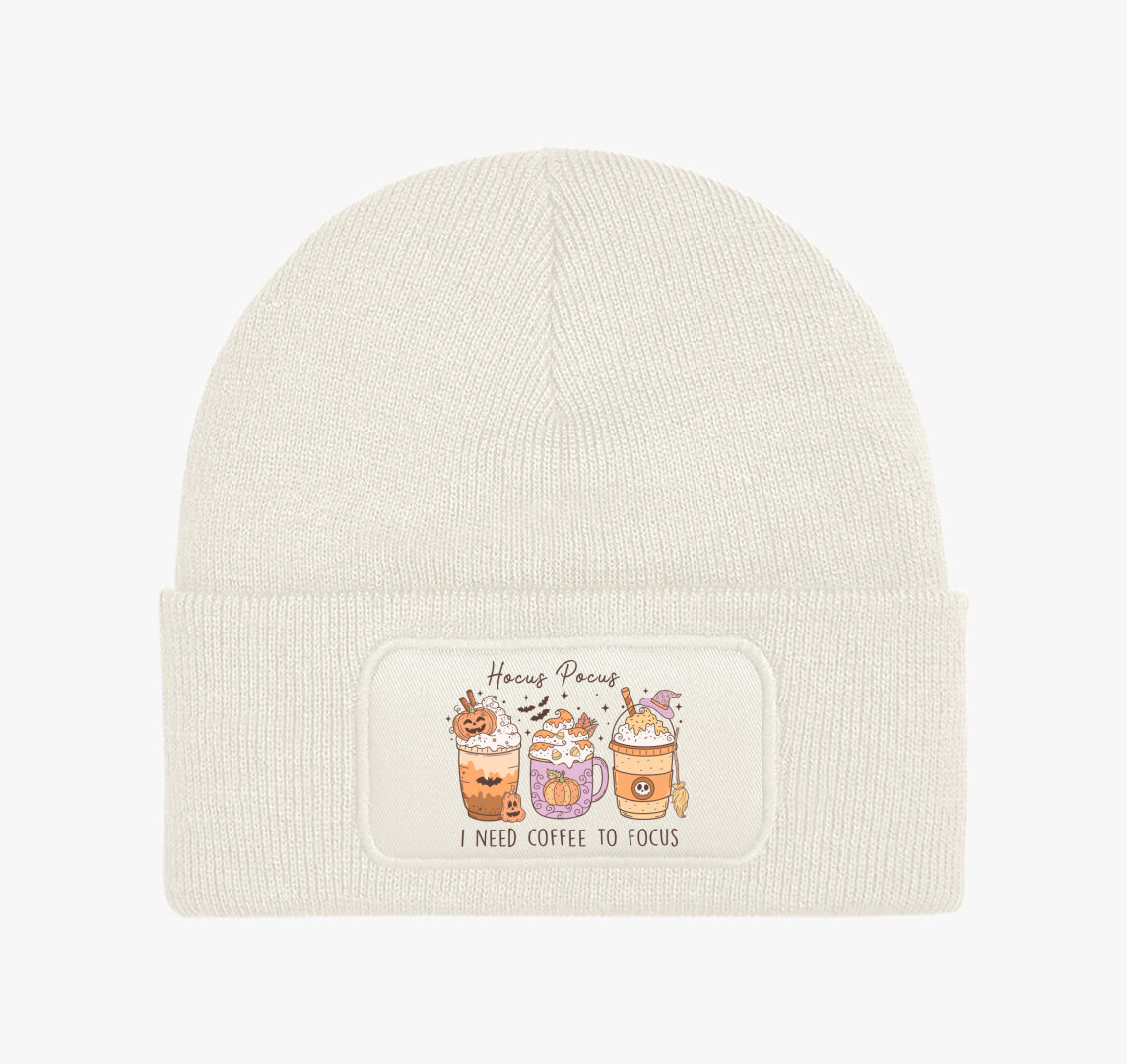Hocus pocus coffee téli sapka — Fehér