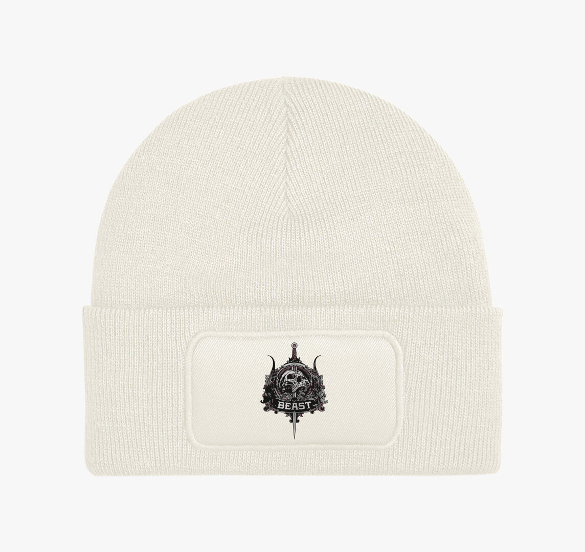 Beast skull téli sapka — Fehér