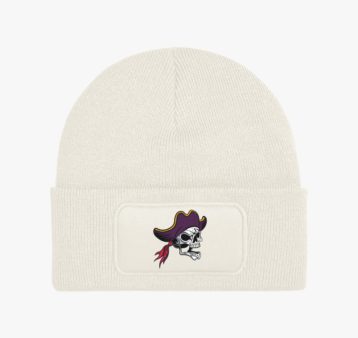 Pirate skull 5 téli sapka — Fehér