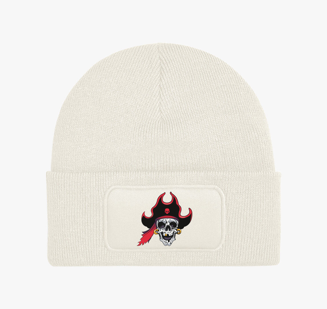 Pirate skull 7 téli sapka — Fehér