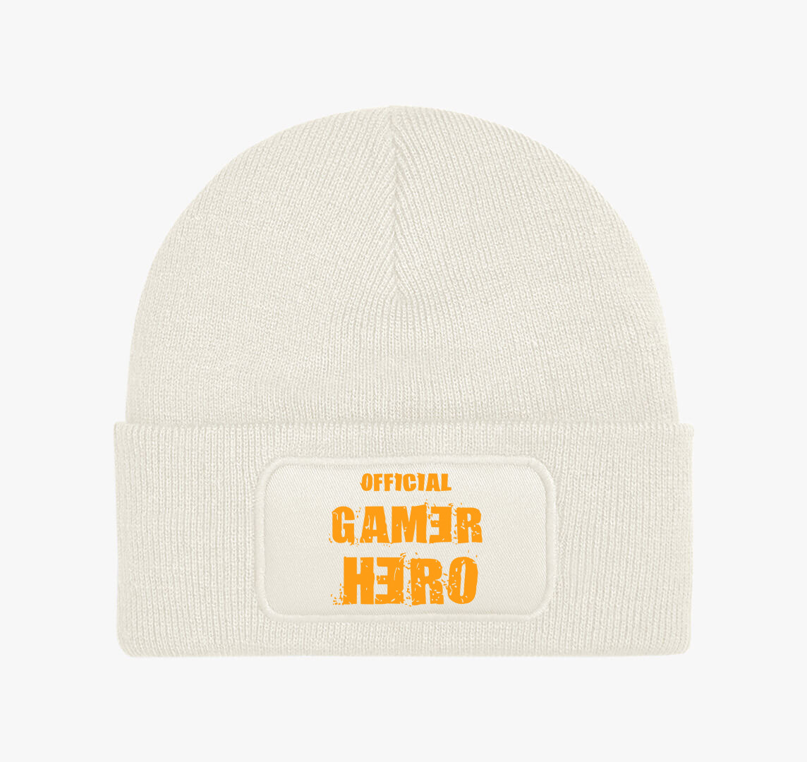 Official Gamer Hero téli sapka — Fehér