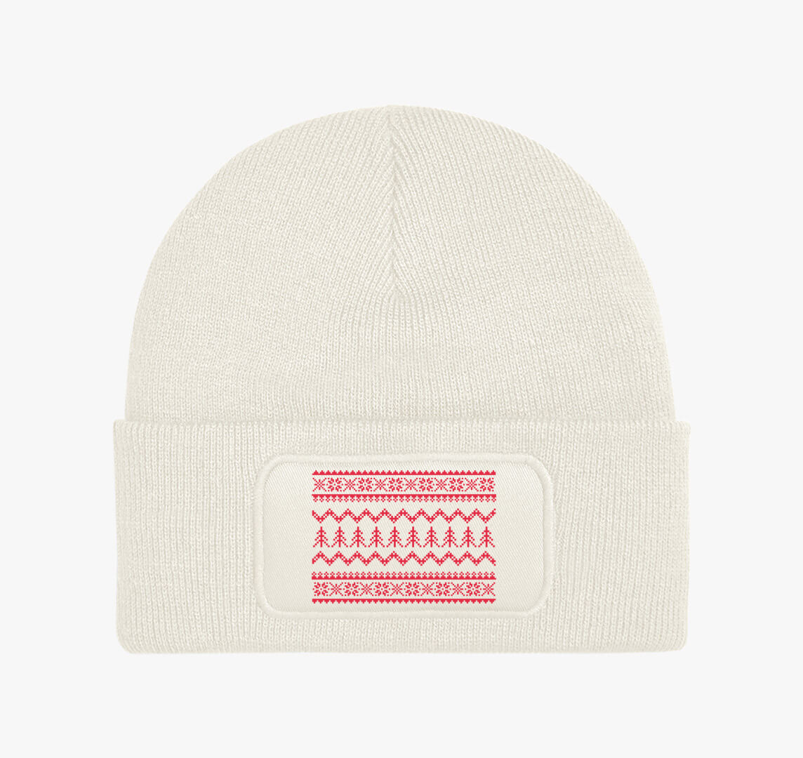 Xmas ugly téli sapka — Fehér
