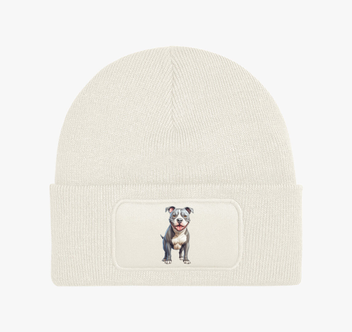 American Pitbull téli sapka — Fehér
