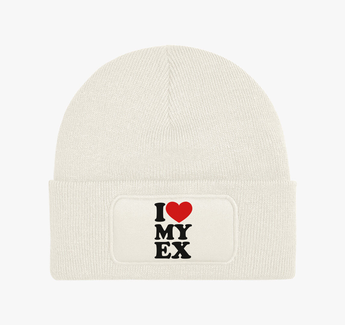 I love my ex téli sapka — Fehér