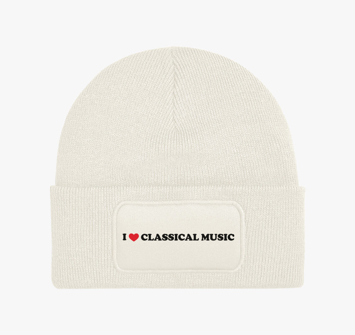 Love Classical téli sapka — Fehér