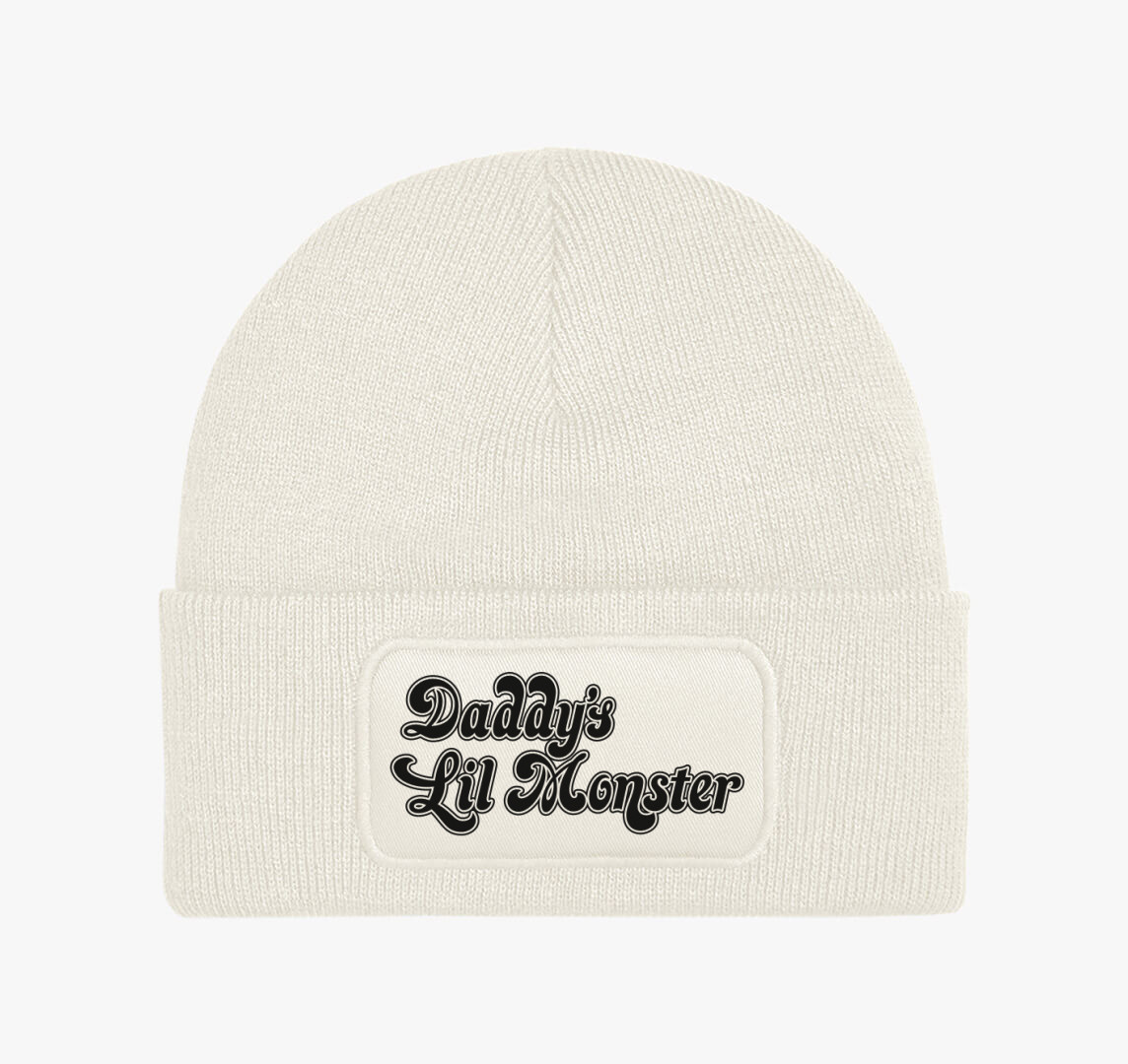 Daddy's Lil Monster téli sapka — Fehér