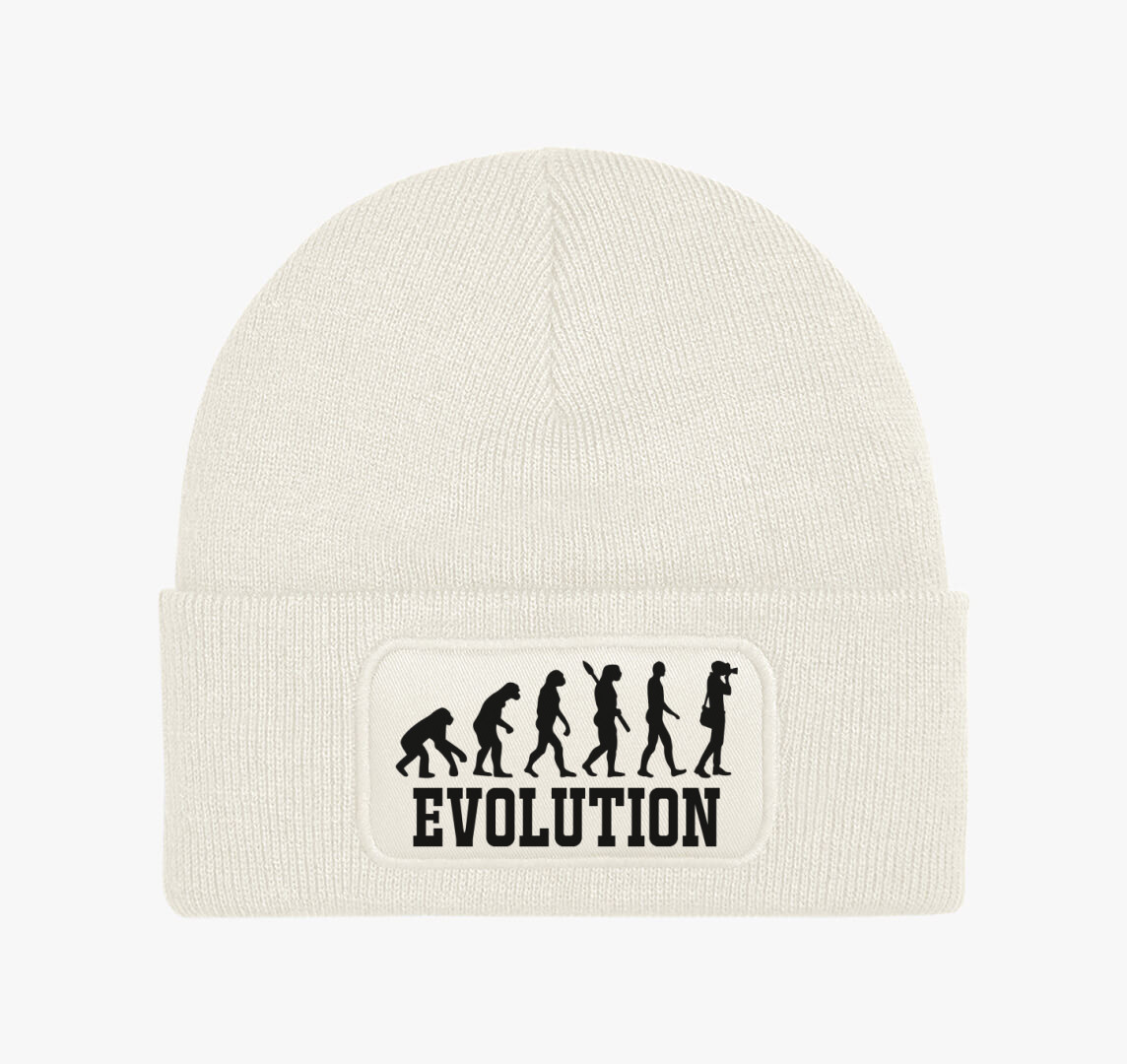 Fotós evolúció téli sapka — Fehér